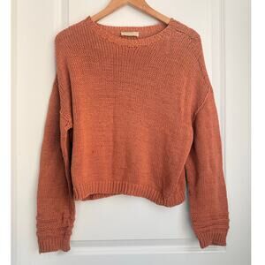 Momoni Marmalade Knit Sweater Made in Italy XS Fall Winter Cozy Warm